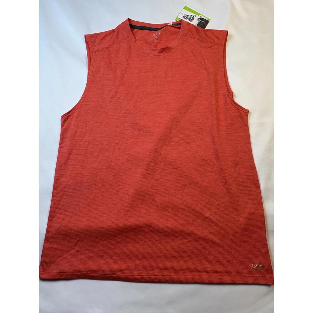 DSG  Movement Muscle  Tank Top Size S Red Sun Heather (Item 246)